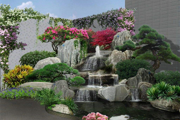 成都别墅花园庭院施工水池如何打造 成都别墅花园庭院施工水池如何打造