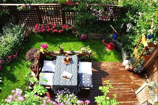 英式乡村私家花园设计实景案例_成都私家花园设计